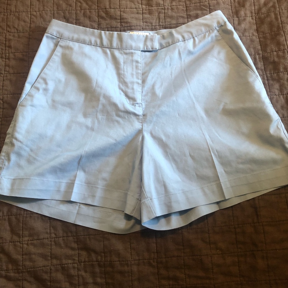 Adidas Golf Bliss Light Blue Solid Shorts Womens Size 6 NWT 469306 29